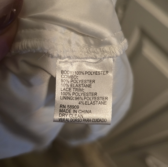 NWT Antonio Melani White Lace Dress - Picture 4 of 5